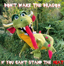 Load image into Gallery viewer, Silly Small Dragon Puppet (20")