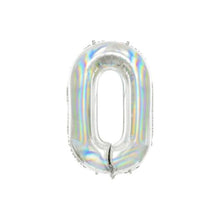 Load image into Gallery viewer, Iridescent Number Foil Balloon 86cm