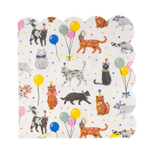 Load image into Gallery viewer, Cat Party Cocktail Napkin (Pack 18)