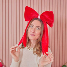 Load image into Gallery viewer, Oversized Velvet Bow Headband