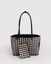 Load image into Gallery viewer, Baggu Medium Nylon Reversible Tote Black Mix