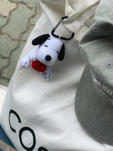 Peanuts Snoopy Heart Key Chain Bag Charm