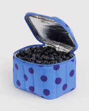 Load image into Gallery viewer, Baggu - Puffy Lunch Bag Blue Polka Dot