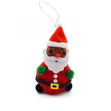 Load image into Gallery viewer, Santa Pom Pom Ornament: Pink