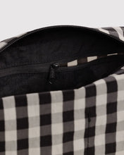 Load image into Gallery viewer, Baggu Dopp Kit - Black and Cream Gingham
