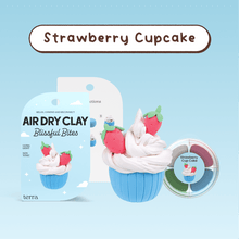 Load image into Gallery viewer, Air Dry Clay Strawberry Cup Cake