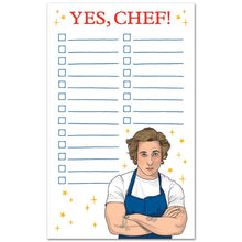 Load image into Gallery viewer, Notepad: Yes, Chef! The Bear Checklist