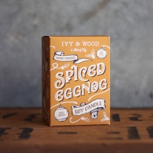 Load image into Gallery viewer, Ivy &amp; Wood Spiced Eggnog Limited Edition Christmas Candle