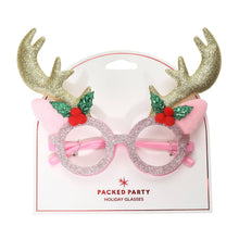 Load image into Gallery viewer, Christmas Reindeer Glasses