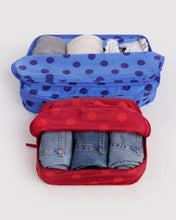 Load image into Gallery viewer, Baggu Large Packing Cube Set Polka Dot Mix