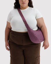 Load image into Gallery viewer, Baggu  Medium Nylon Crescent Bag - Wild Plum