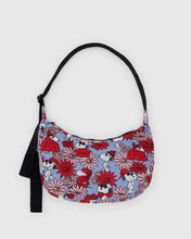 Load image into Gallery viewer, Baggu - Medium Nylon Cresent Bag Floral Snoopy