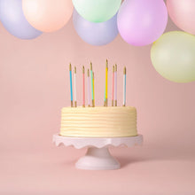 Load image into Gallery viewer, Gold Double Dipped Candles / Pastel (Pk 12)