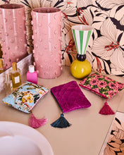 Load image into Gallery viewer, KIP &amp; Co. Wild Grape Velvet Cosmetics Purse