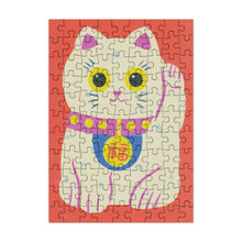 Load image into Gallery viewer, Happily Lucky Cat - 99 Piece Mini Jigsaw Puzzle