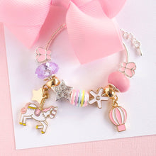 Load image into Gallery viewer, Unicorn Carousel Charm Bracelet: Boxed