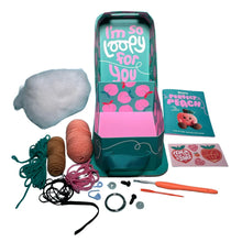 Load image into Gallery viewer, Loopy Crochet Book &amp; Kit - Perfect Peach