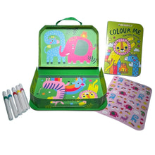 Load image into Gallery viewer, Colour Me Carry Case - Adorable Animals