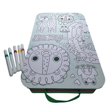 Load image into Gallery viewer, Colour Me Carry Case - Adorable Animals