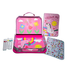 Load image into Gallery viewer, Colour Me Carry Case - Upbeat Unicorns