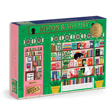 Load image into Gallery viewer, Wisdom &amp; Whimsy Bookshop Foil Puzzle
