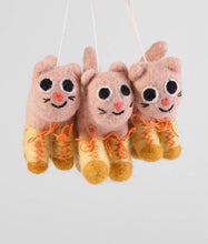 Load image into Gallery viewer, Lucy Cat Hanging Felt Ornament