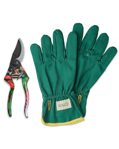 Kip&Co. Veggie Soup Garden Secateurs and Gloves Set