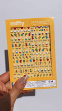 Load image into Gallery viewer, Nail Art Stickers - MIFFY AT SCHOOL