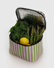 Load image into Gallery viewer, Baggu - Puffy Lunch Bag Hotel Stripe