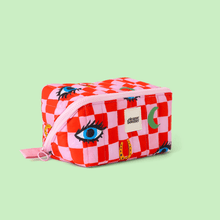 Load image into Gallery viewer, Checker Icons Flat Lay Wash Bag