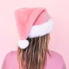 Load image into Gallery viewer, Luxe Christmas Santa Hat | Light Pink