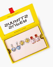 Load image into Gallery viewer, Super Smalls - Dinner &amp; A Movie Clip-On Earring Set