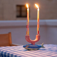Load image into Gallery viewer, Fish Ceramic Candle Holder