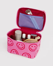 Load image into Gallery viewer, Baggu Large Cosmetic Case - Azalea Pink Happy