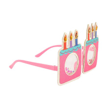 Load image into Gallery viewer, Cake Face Novelty Birthday Glasses