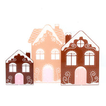 Load image into Gallery viewer, Acrylic Gingerbread Houses - Set of 3