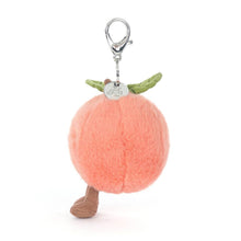Load image into Gallery viewer, Jellycat Amuseables Peach Plushie Bag Charm
