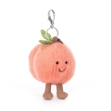 Load image into Gallery viewer, Jellycat Amuseables Peach Plushie Bag Charm