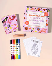 Load image into Gallery viewer, Journey of Something Colour Your Own Adult Affirmation Cards