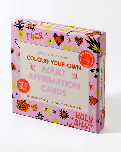 Journey of Something Colour Your Own Adult Affirmation Cards