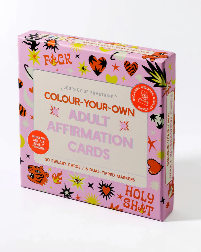 Journey of Something Colour Your Own Adult Affirmation Cards