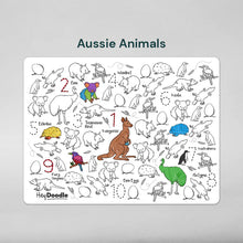 Load image into Gallery viewer, Hey Doodle Mat 123 Aussie Animals