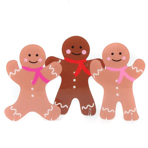 Acrylic Gingerbread Men (Set of 3)