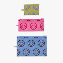 Load image into Gallery viewer, Baggu Flat Pouch Set - Pop Happy Mix