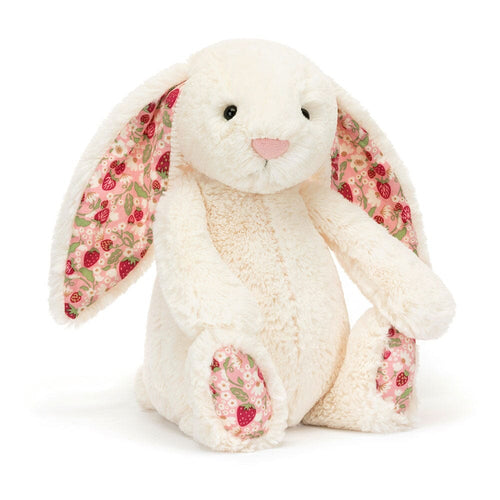 Jellycat Bashful Bunny Blossom Cream Bunny Berry Medium