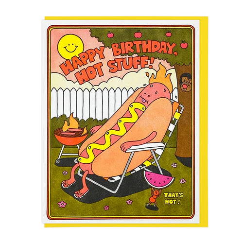 Happy Birthday Hot Stuff Card