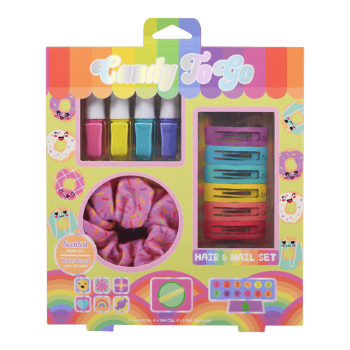 Sweet Shop Candy To Go Hair and Nail Set