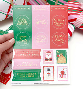 Special Delivery Christmas Gift Stickers | Set of 32