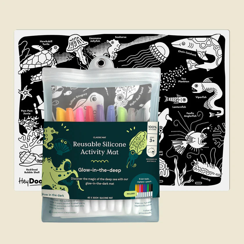 Hey Doodle Mat Glow In The Deep