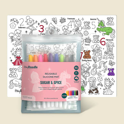 Hey Doodle Mat 123 Sugar and Spice